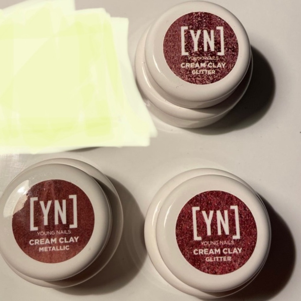 Young nails cream clay bundle